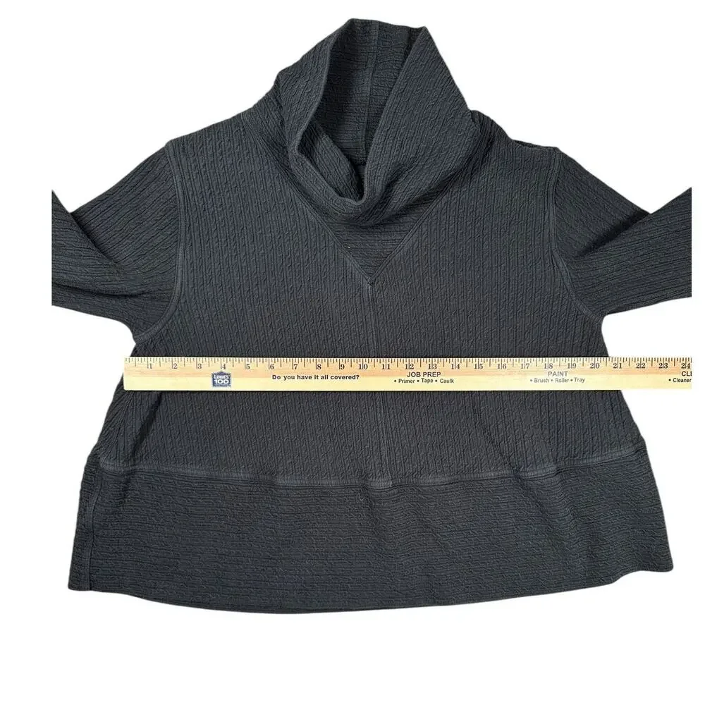 Lululemon Retreat Yourself Funnel Neck Pullover XS S Grey Oversized Sweater Top